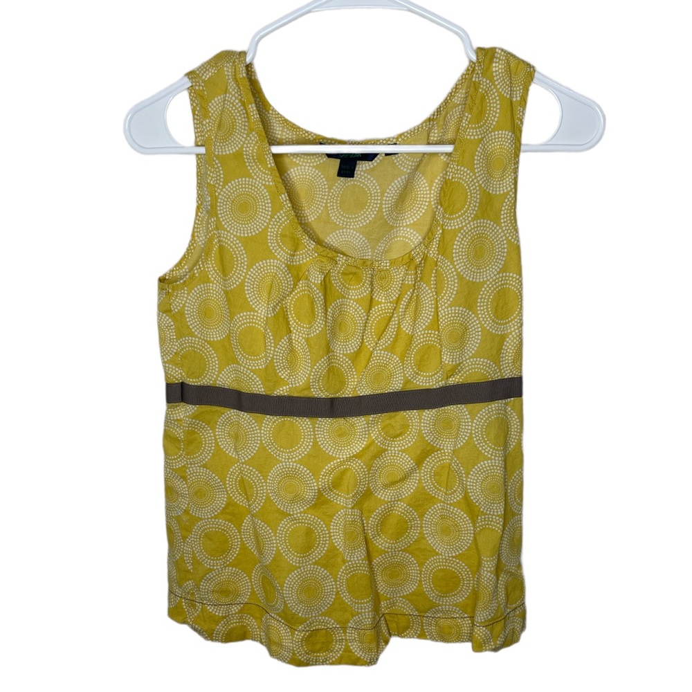 BODEN Yellow & Gray Tank Top Size 8